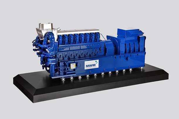 Motormodell TCG 2032 V16 MWM